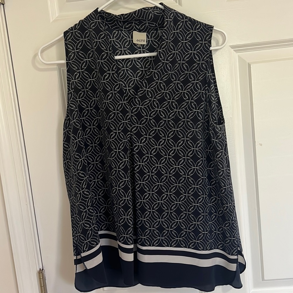 Navy blouse